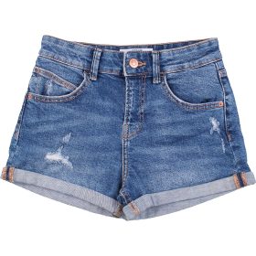Rézgombos farmershort (32)  női