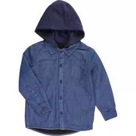 Farmerkék bélelt ing (104) kisfiú