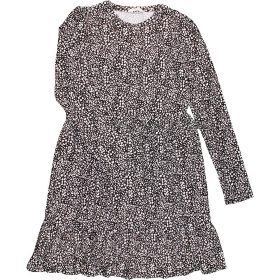 Primark Mintás fekete ruha (164-170) tini lány