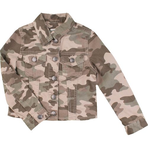 F&F Terepmintás kabát (116) kislány