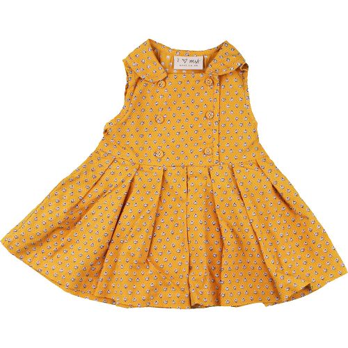 Next Katicás mustár ruha (68) baba