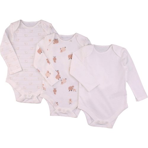 Primark Bárányos-fehér body szett (74) baba