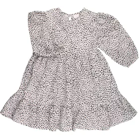 Next Feketemintás ruha (92) kislány