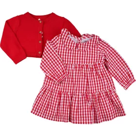 F&F Piros-kockás szett (74) baba