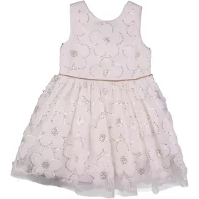 Primark Flitteres törtfehér ruha (92) kislány