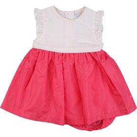 Törtfehér-korall ruha (68) baba