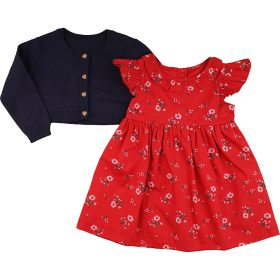 Virágos-kék szett (74) baba