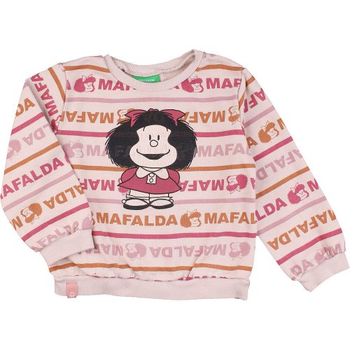Benetton Feliratos pulóver (104) kislány