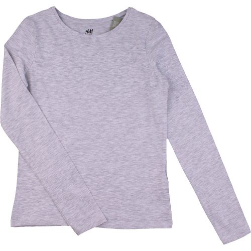 H&M Melírozott szürke felső (140) lány