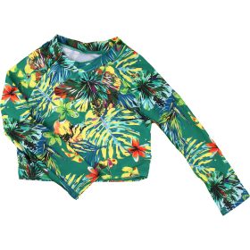 Leveles zöld strandfelső (104) kislány