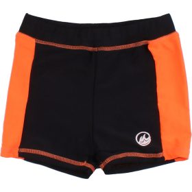 Fekete-narancs fürdőnadrág (110) kisfiú