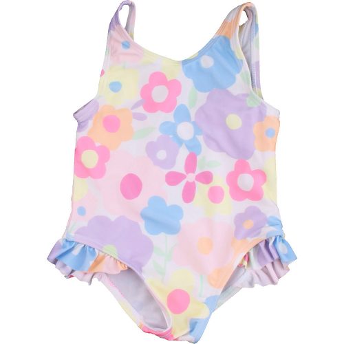 Primark Virágos fehér fürdőruha (62) baba