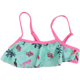 Állatos zöld bikinifelső (98-104) kislány