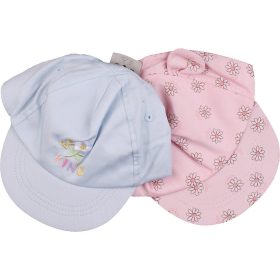 Primark Virágos-kék baseball sapka szett (0-6 hó) baba