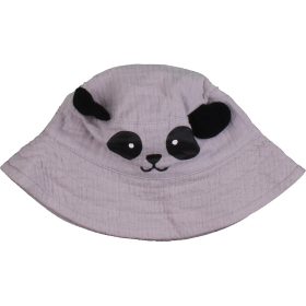 Pandás szürke kalap (0-6 hó) baba