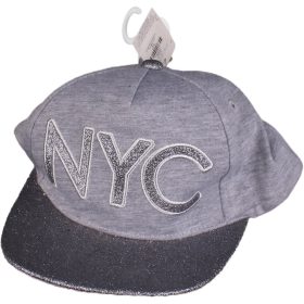 Primark Csillogó szürke baseball sapka (3-6 év) kislány