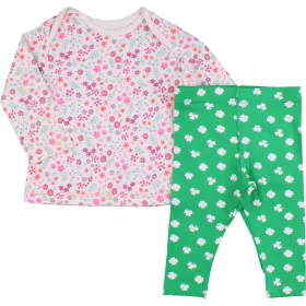 Virágos-zöld szett (62) baba