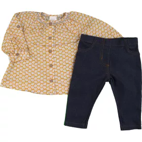 Next Virágos-kék szett (68) baba