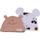 Mickey-barna sapka szett (0-6 hó) baba