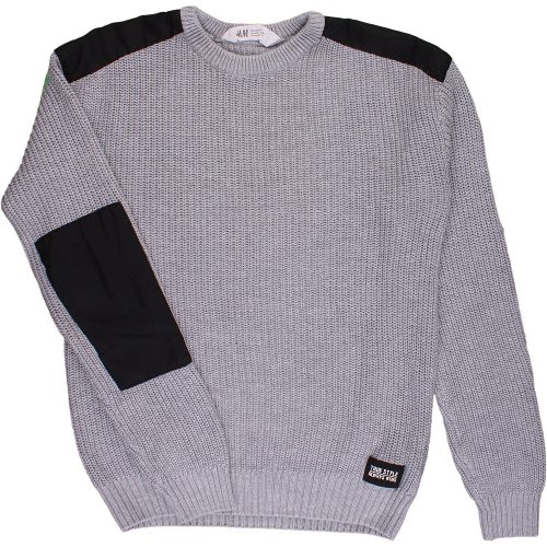 H&M Szürke pulóver (134-140) fiú