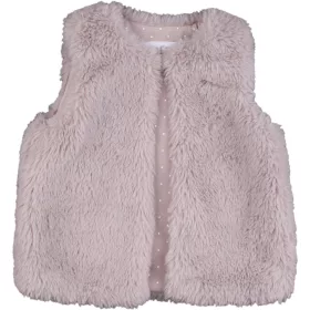 F&F Szürke prémes mellény (80) baba