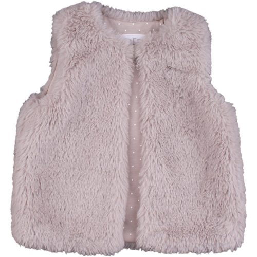 F&F Szürke prémes mellény (80) baba