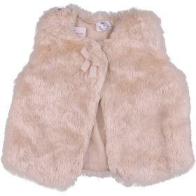 F&F Bézs prémes mellény (74) baba