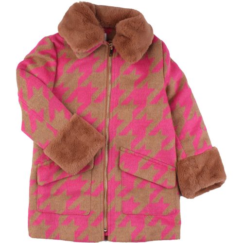 River Island Pinkmintás kabát (116) kislány