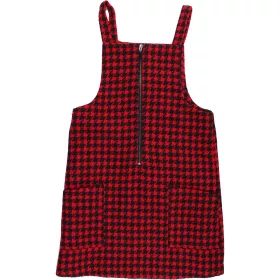 Pirosmintás ruha (146) lány