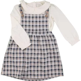 Primark Törtfehér-kockás szett (92) kislány