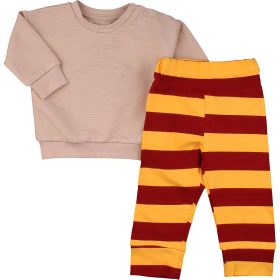 Bézs-csíkos szett (68) baba