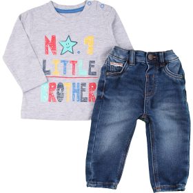 Szürke-kék szett (68) baba