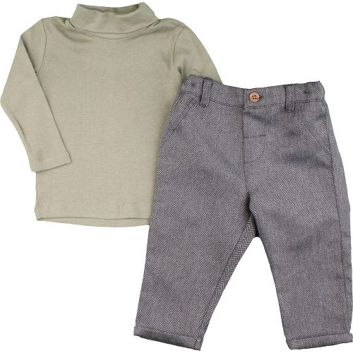 Primark Khaki-szürke szett (74) baba