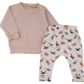 Bézs-repülős szett (68) baba