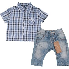 Kockás-koptatott szett (68) baba