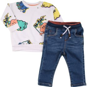 Mintás-farmer szett (68) baba