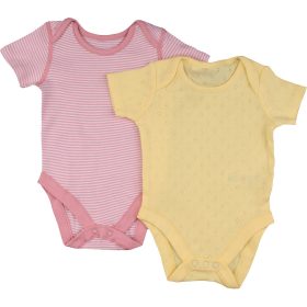 Sárga-csíkos body szett (62) baba