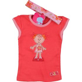 Kislányos korall ruha (62) baba