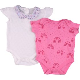 Rózsaszín-áttört body szett (62) baba