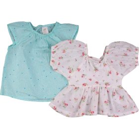 Virágos-mintás felső szett (68) baba