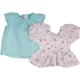 Virágos-mintás felső szett (68) baba