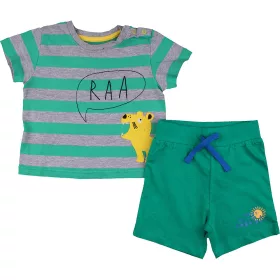 Csíkos-zöld szett (74) baba