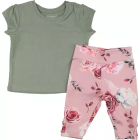 Zöld-virágos szett (62) baba