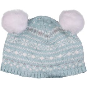 Mintás menta sapka (6-12 hó) baba