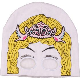 Mintás törtfehér sapka (3-6 év) kislány