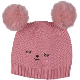 Rózsaszín sapka (6-12 hó) baba