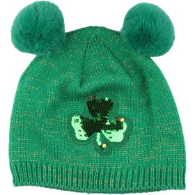 Lóherés zöld sapka (6-10 év) lány