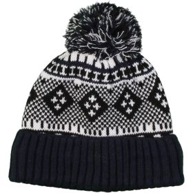 Mintás kék sapka (6-12 hó) baba