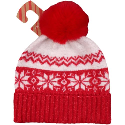 Primark Piros-fehér sapka (6-10 év) lány