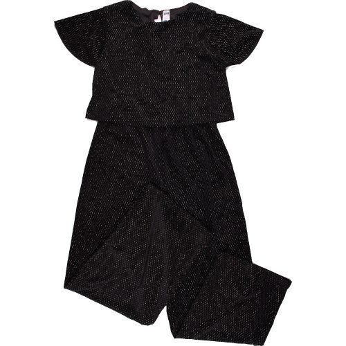 Fekete jumpsuit (158-164) tini lány